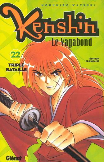 Couverture de l'album Kenshin le Vagabond 22 Triple bataille