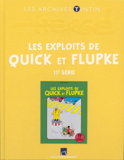 Couverture de l'album Les archives Tintin Tome 35 Les Exploits de Quick et Flupke - 11e série