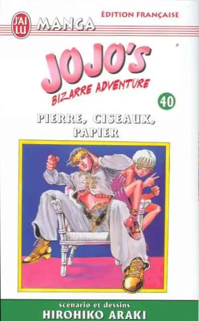 Jojo's Bizarre Adventure Tome 40 Pierre, ciseaux, papier