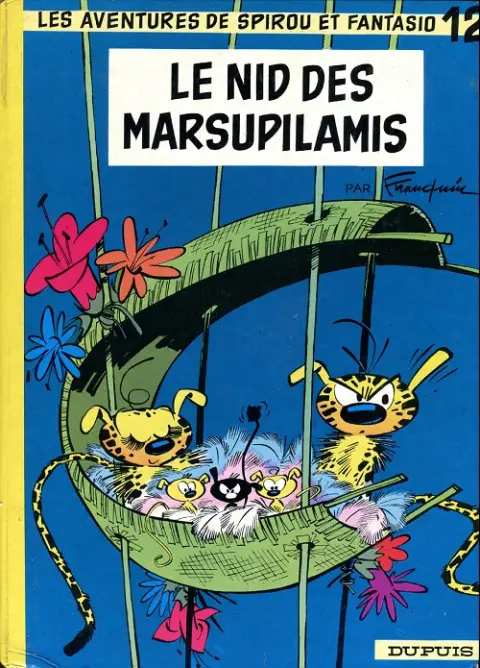 Couverture de l'album Spirou et Fantasio Tome 12 Le nid des Marsupilamis
