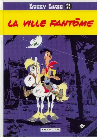 Couverture de l'album Lucky Luke Tome 25 La ville fantôme