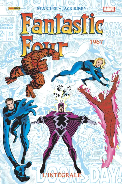 Couverture de l'album Fantastic Four - L'intégrale Tome 6 1967