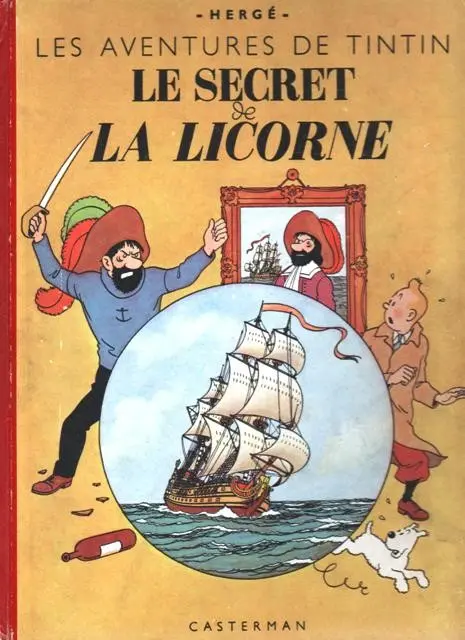 Couverture de l'album Tintin Tome 11 Le Secret de la Licorne