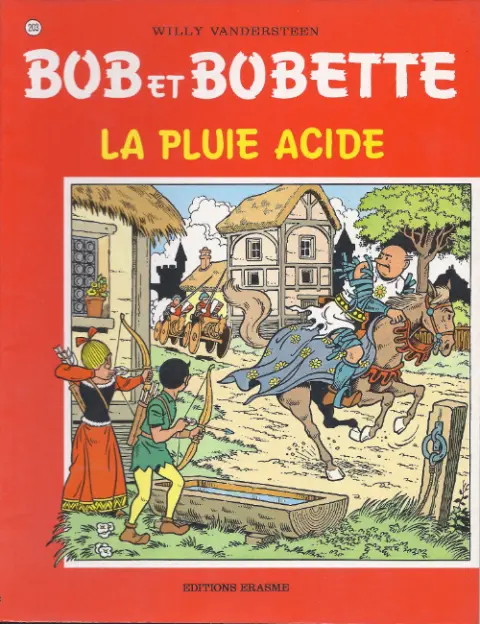 Couverture de l'album Bob et Bobette Tome 203 La pluie acide