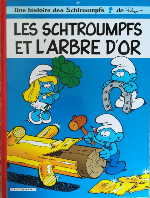 Couverture de l'album Les Schtroumpfs Tome 29 Les Schtroumpfs et l'arbre d'or