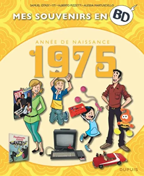 Mes souvenirs en BD Tome 36 Année de naissance 1975