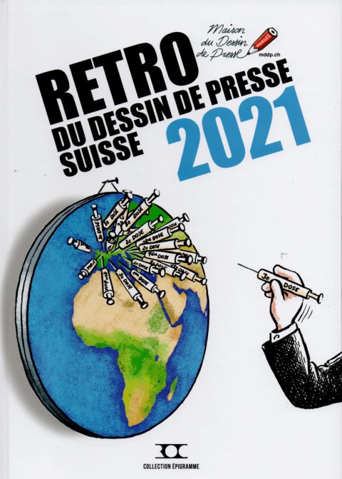 Couverture de l'album Rétro du dessin de presse suisse 2021