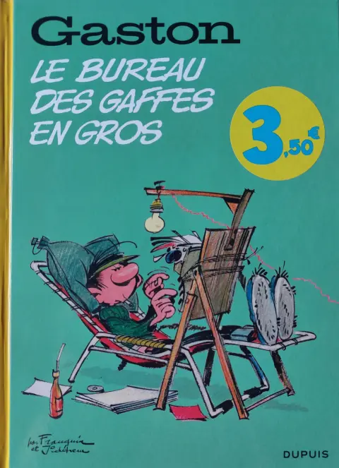 Couverture de l'album Gaston Tome 4 Le bureau des gaffes en gros