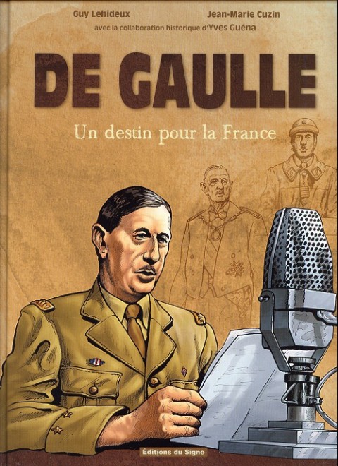 Couverture de l'album De Gaulle Un destin pour la france
