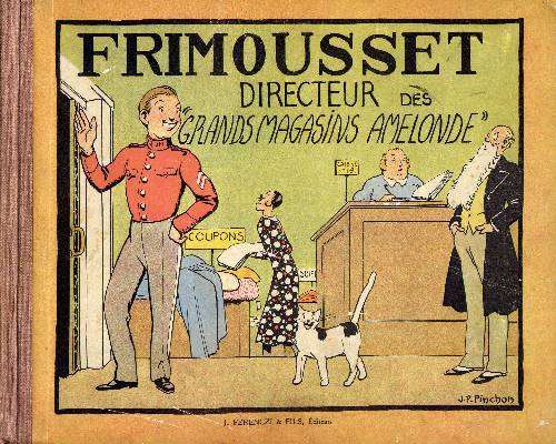 Couverture de l'album Frimousset Tome 8 Frimousset directeur des grands magasins Amelonde