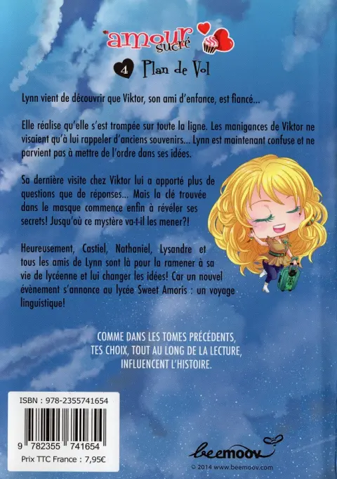 Verso de l'album Amour sucré Tome 4 Plan de Vol