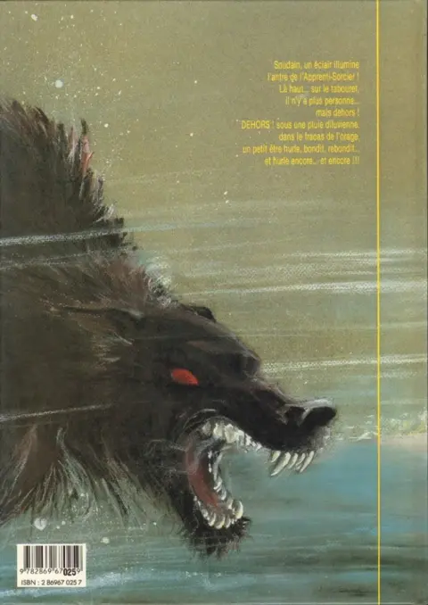 Verso de l'album Le Soleil des Loups Tome 1
