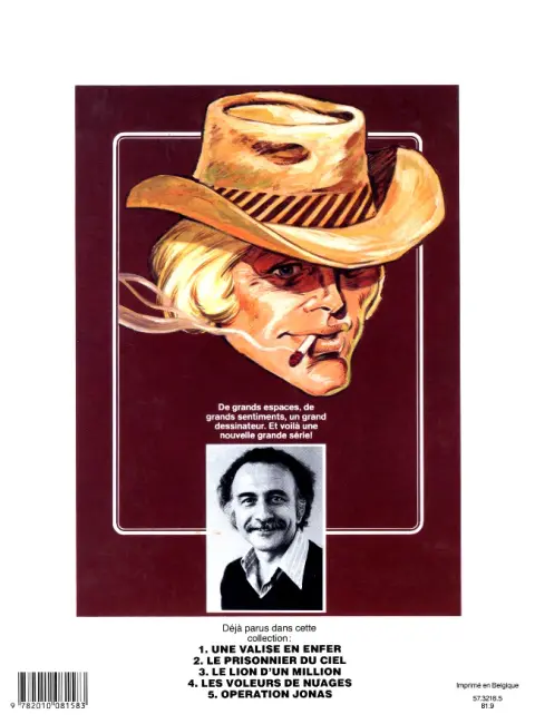 Verso de l'album Tony Stark Tome 5 Opération Jonas