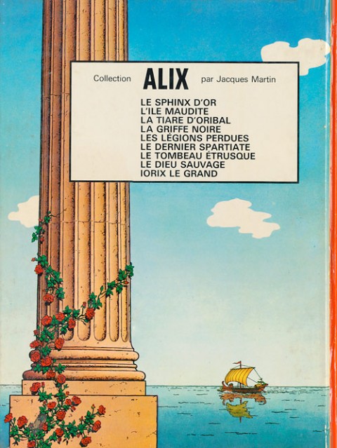 Verso de l'album Alix Tome 7 Le Dernier Spartiate