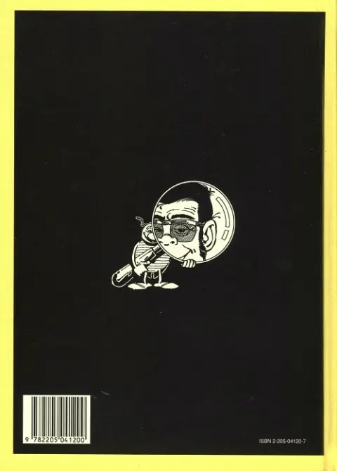 Verso de l'album Sur les traces de Marcel Gotlib