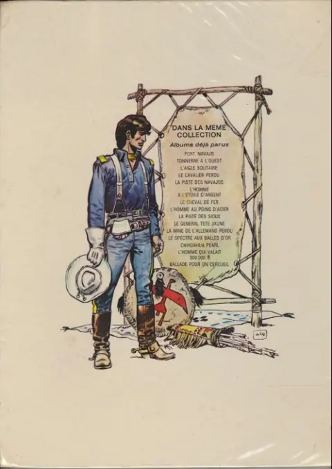 Verso de l'album Blueberry Tome 1 Fort navajo