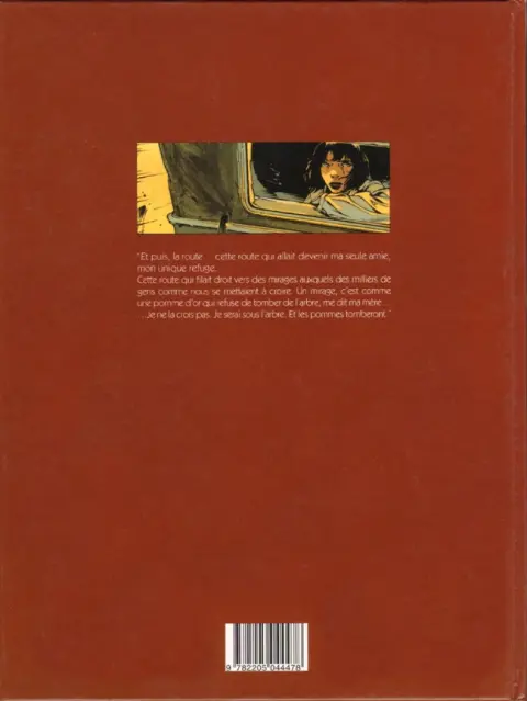 Verso de l'album Dixie Road Tome 1