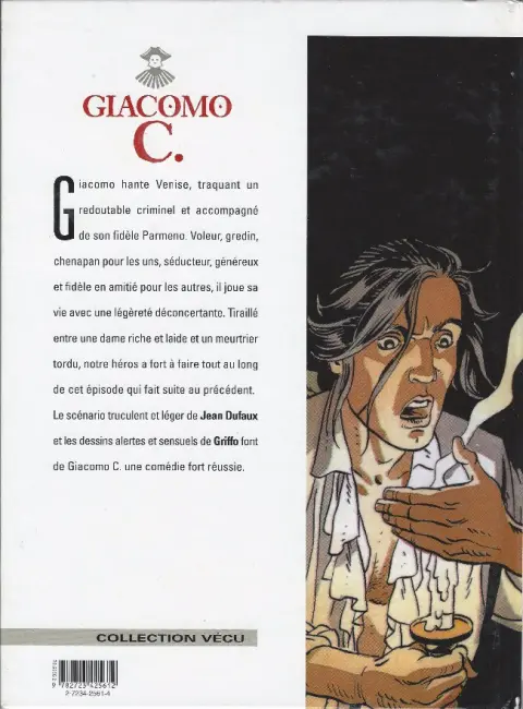 Verso de l'album Giacomo C. Tome 8 La non-belle