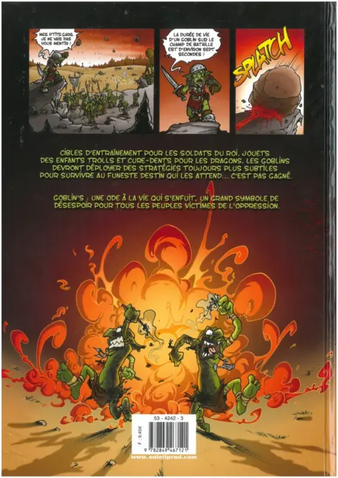 Verso de l'album Goblin's Tome 1 Bêtes et méchants