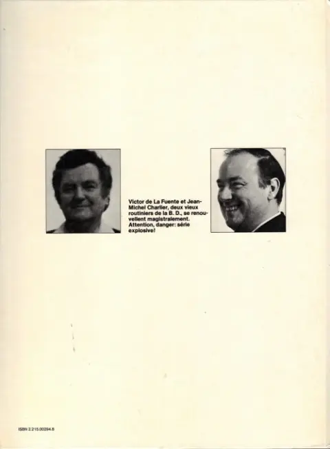 Verso de l'album Les Gringos Tome 1 Viva la revolucion !