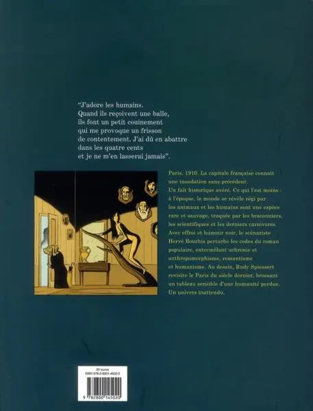 Verso de l'album Hélas