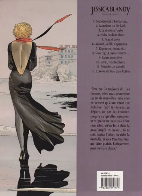 Verso de l'album Jessica Blandy Tome 3 Le diable à l'aube