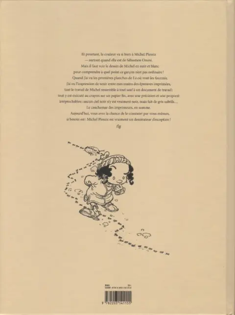 Verso de l'album Là où vont les fourmis