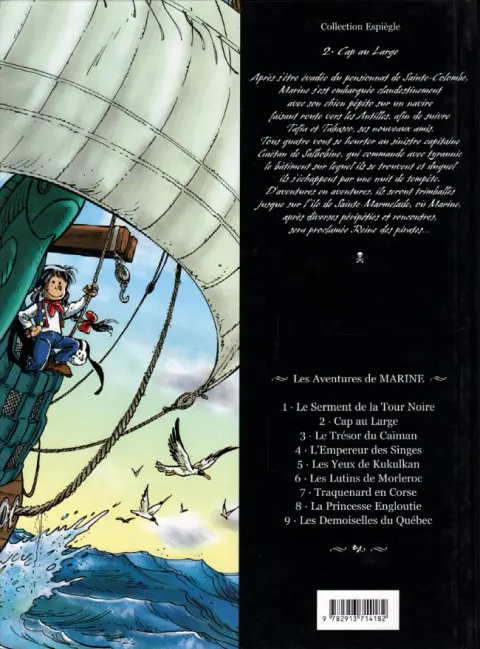 Verso de l'album Marine Tome 2 Cap au large