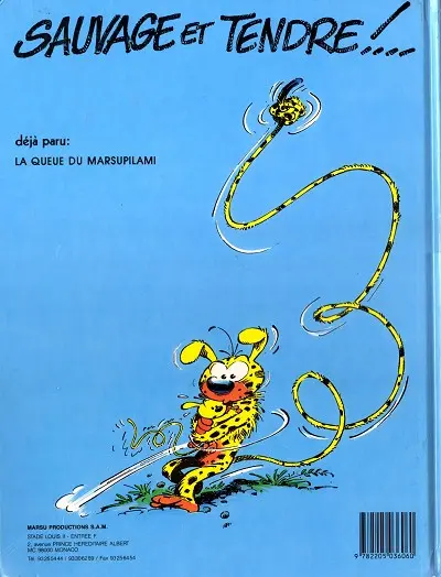 Verso de l'album Marsupilami Tome 2 Le bébé du bout du monde