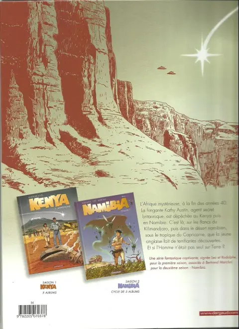 Verso de l'album Namibia Épisode 2