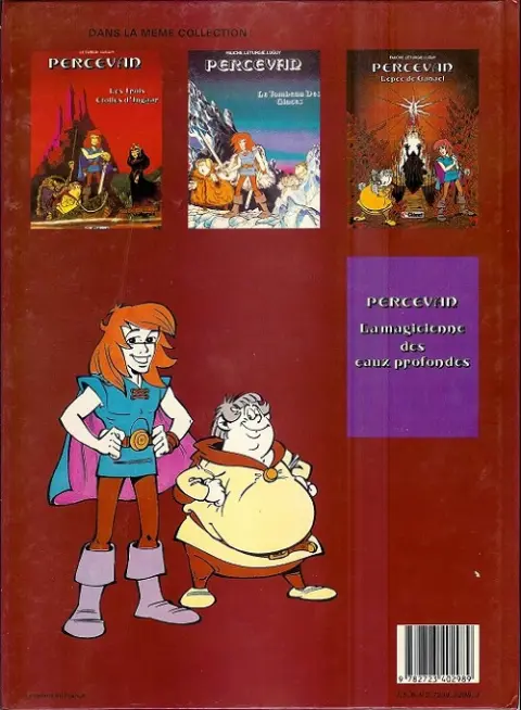Verso de l'album Percevan Tome 1 Les Trois Etoiles d'Ingaar