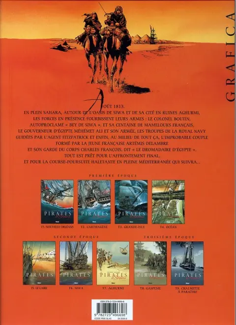Verso de l'album Les Pirates de Barataria Tome 7 Aghurmi
