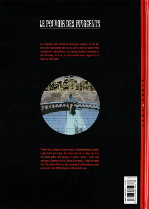 Verso de l'album Le Pouvoir des Innocents Tome 3 Providence