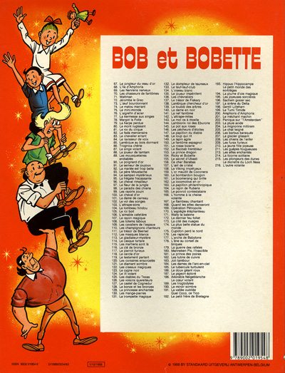 Verso de l'album Bob et Bobette Tome 216 L'outre volante