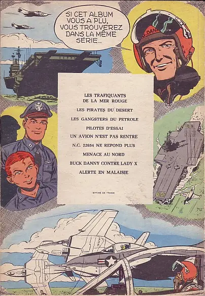 Verso de l'album Buck Danny Tome 19 Le tigre de Malaisie