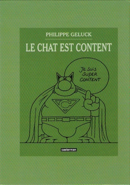 Verso de l'album Le Chat L'Avenir du Chat / Le Chat est content