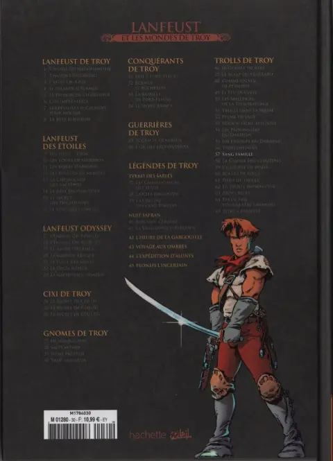 Verso de l'album Lanfeust et les mondes de Troy Tome 57 Trolls de Troy - Sang famille (I)