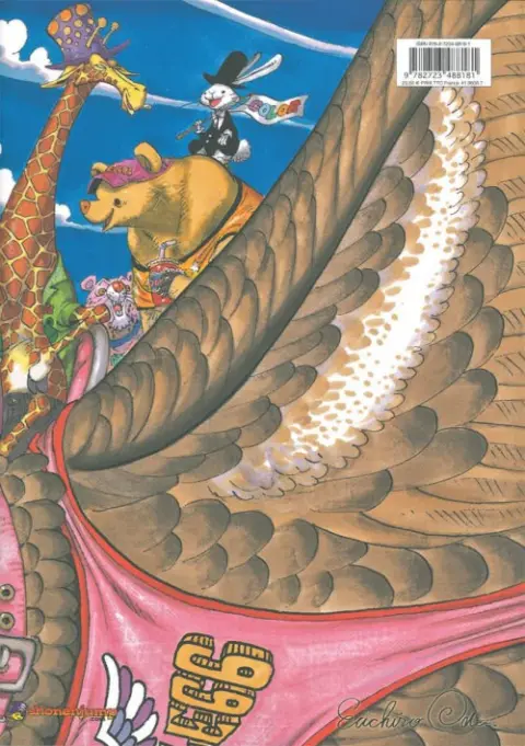 Verso de l'album One Piece Color walk 4 Eagle