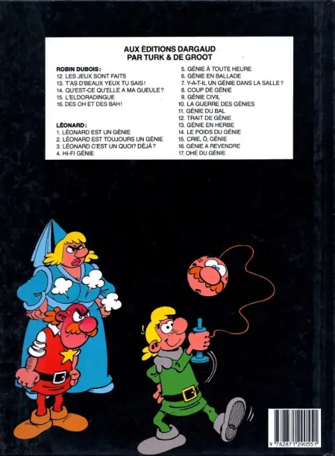 Verso de l'album Robin Dubois Tome 16 Des Oh et des Bah
