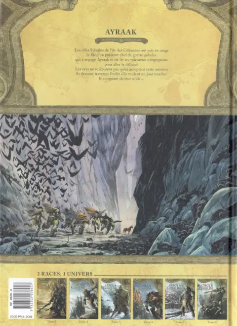 Verso de l'album Orcs & Gobelins Tome 6 Ayraak