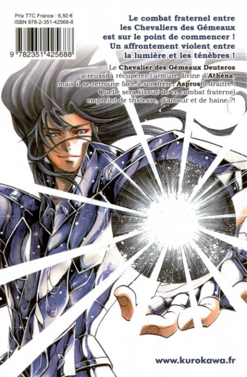 Verso de l'album Saint Seiya the lost canvas 18