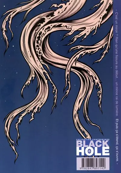 Verso de l'album Black Hole Tome 6 Bleu profond