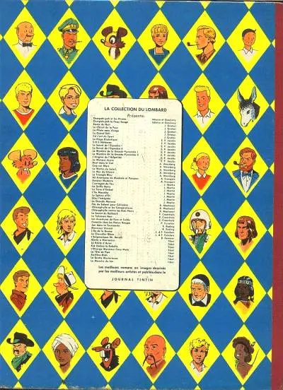 Verso de l'album Blake et Mortimer Tome 8 Le Piège diabolique