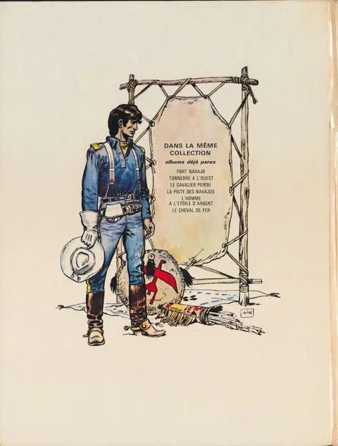 Verso de l'album Blueberry Tome 8 L'homme au poing d'acier