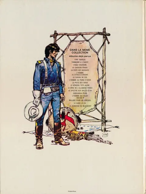 Verso de l'album La Jeunesse de Blueberry Tome 1