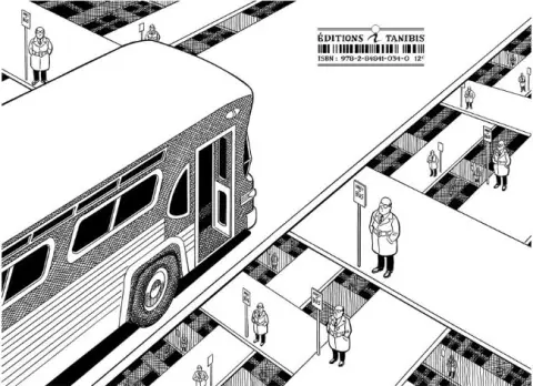 Verso de l'album Le Bus 2
