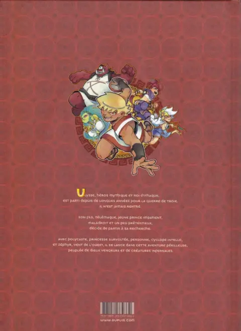 Verso de l'album Télémaque Tome 3 La cité des hommes