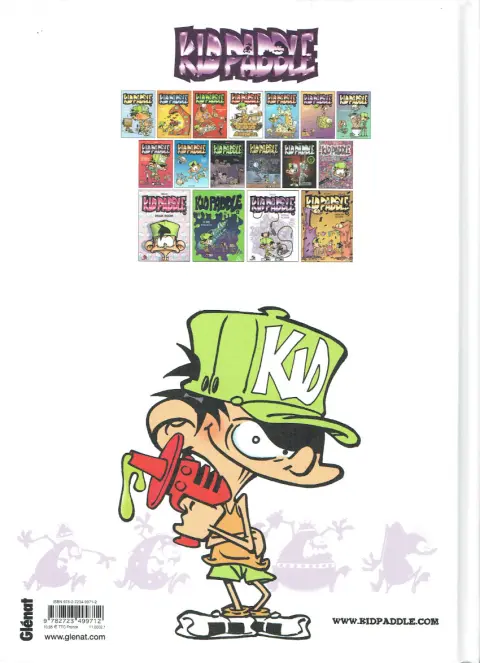 Verso de l'album Kid Paddle Tome 14 Serial Player