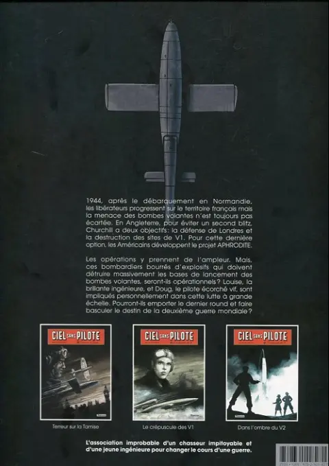 Verso de l'album Ciel sans pilote Tome 2 Le Crépuscule des V1