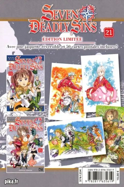 Verso de l'album Seven Deadly Sins 21
